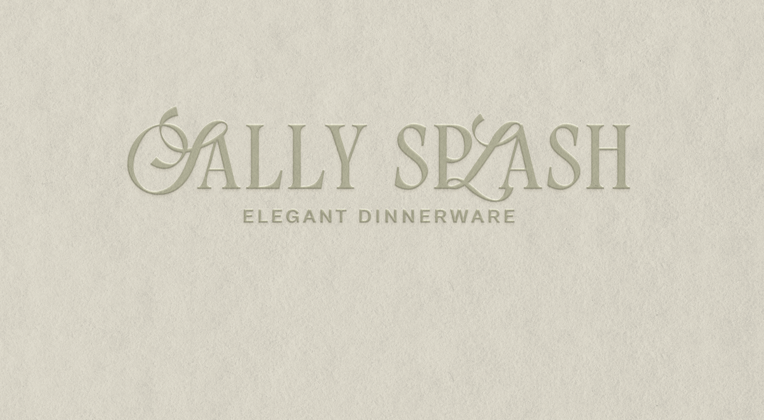 Sally Splash | Elegant Dinnerware