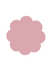 Sally Floral Placemat (set of 4) in Blush