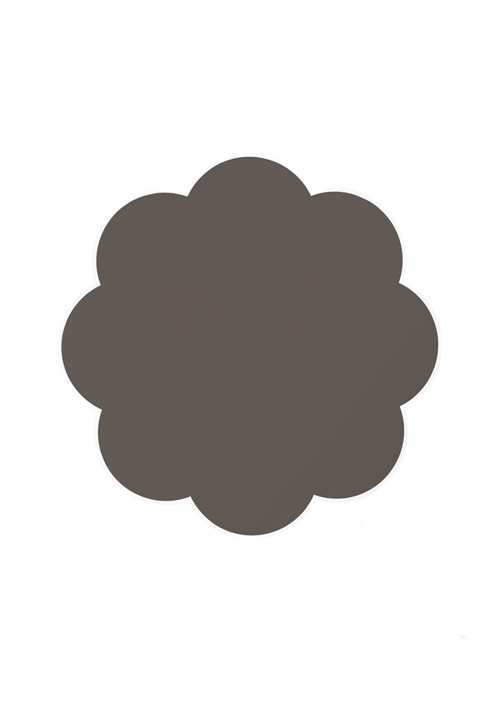 Sally Floral Placemat (set of 4) in Brownstone