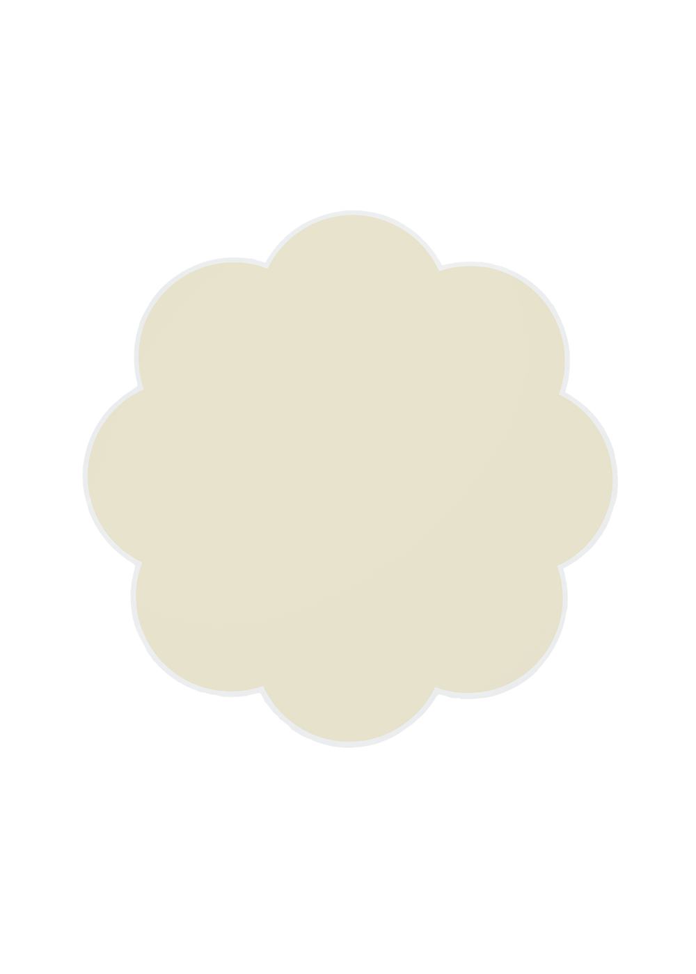 Sally Floral Placemat (set of 4) in Buttercream